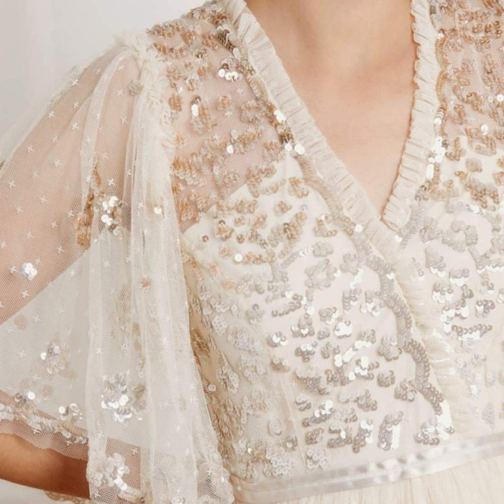 Needle & Thread New Patchwork Sequin Bodice Balle… - image 2